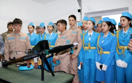 Әскери кафедрада ашық есік күні өтті