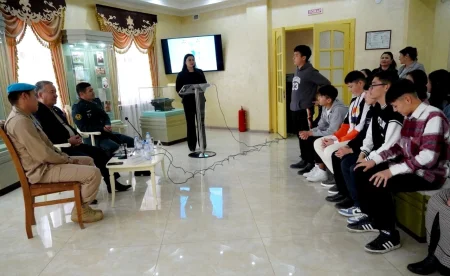 Мұражайда «Ер – елінің қорғаны» атты ерлік сабағы өтті