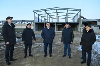 АЙМАҚ БАСШЫСЫ ҚҰРЫЛЫС НЫСАНДАРЫНДАҒЫ ЖҰМЫС БАРЫСЫН КӨРДІ