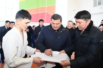 ҚАРМАҚШЫ АУДАНЫНЫҢ ЕКІ АУЫЛЫНДА СПОРТ КЕШЕНДЕРІ АШЫЛДЫ