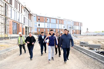 Облыс әкімі Нұрлыбек Нәлібаев Қызылорда қаласындағы құрылыс нысандарын аралап шықты