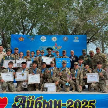 «Айбын» ХІ облыстық әскери-патриоттық жастар жиынының салтанатты жабылу рәсімі!