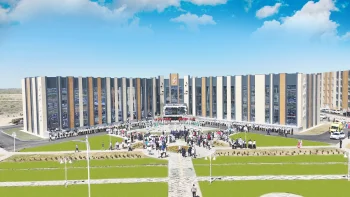 ҚАЗАНҒАП АТЫНДАҒЫ ҚЫЗЫЛОРДА МУЗЫКАЛЫҚ ЖОҒАРЫ КОЛЛЕДЖІНІҢ ЖАҢА ҒИМАРАТЫ ТАБЫСТАЛДЫ