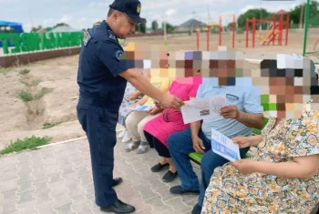 «Аула ішінде кездесу»  атты республикалық акциясы өтуде.