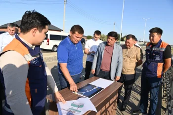 АЙМАҚ БАСШЫСЫ ҚҰРЫЛЫС ЖҰМЫСТАРЫНЫҢ БАРЫСЫН ТЕКСЕРДІ