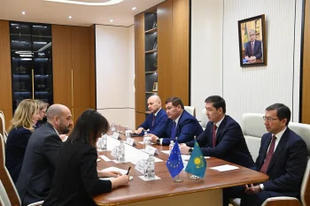 АЙМАҚ БАСШЫСЫ ЕУРОПАЛЫҚ ОДАҚТЫҢ ҚАЗАҚСТАНДАҒЫ ЕЛШІСІМЕН КЕЗДЕСТІ