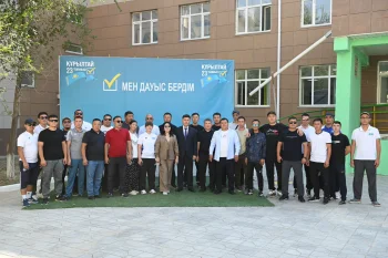АУДАН СПОРТШЫЛАРЫ САЙЛАУДА БЕЛСЕНДІЛІК ТАНЫТТЫ